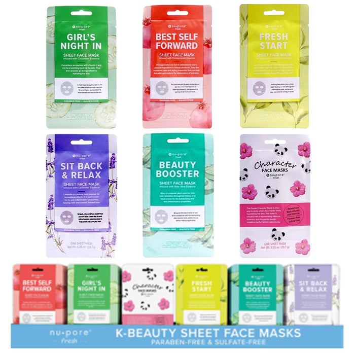 36pc Nu-Pore Face Mask assortment PDQ