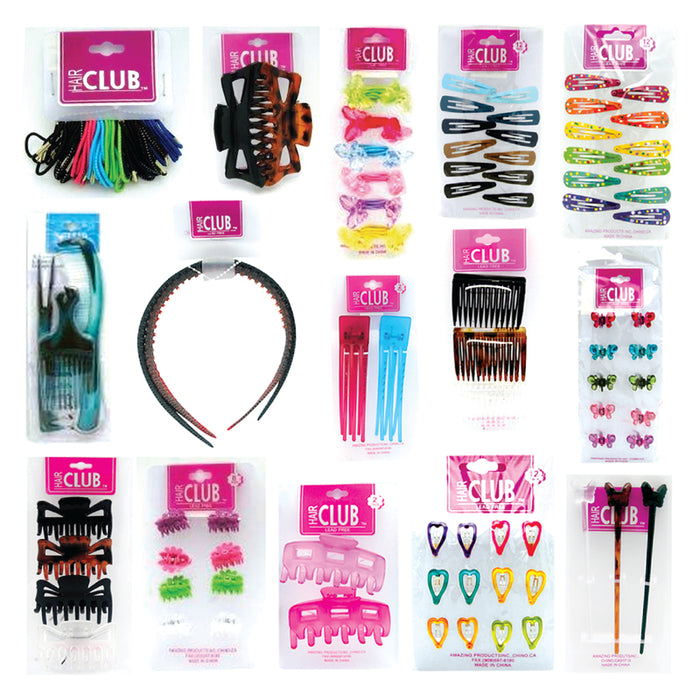 96 Pc Hair Accessories Display