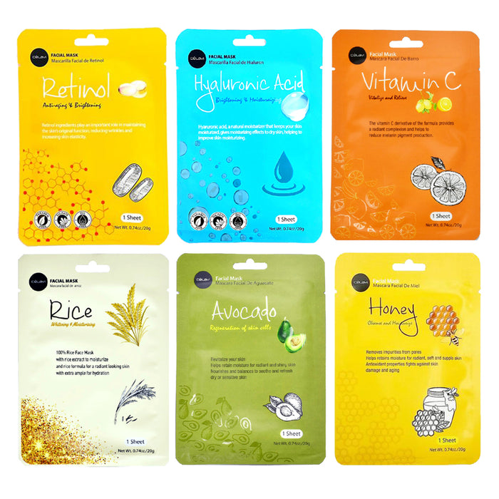 288 pc Facial Mask Display