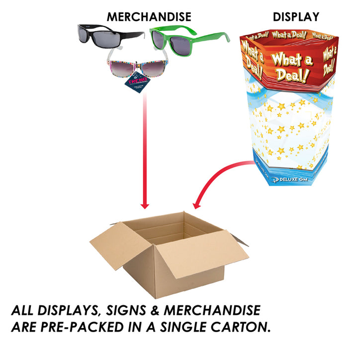 150pc Foster Grant Sunglasses Display