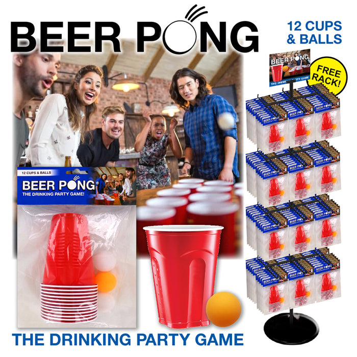 240pc Pong Ball Display - 6 pack balls
