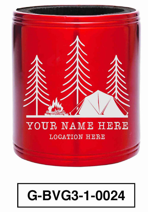 "Camp Scenery" Insulated beverage holder
