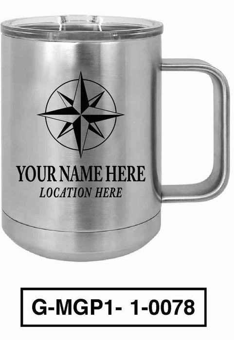 Compass 15oz POLAR CAMEL INSULATED MUG