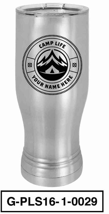 20oz Polar Pilsner Pint - "Camp Life"