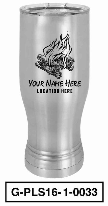 20oz Polar Pilsner Pint - "Bonfire"