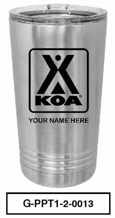 KOA POLAR CAMEL 16oz VACUUM INSULATED TUMBLER WITH CLEAR LID - G-PPT