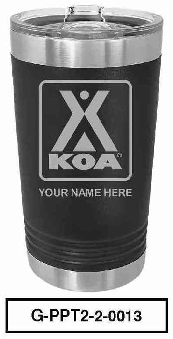 KOA POLAR CAMEL 16oz VACUUM INSULATED TUMBLER WITH CLEAR LID - G-PPT