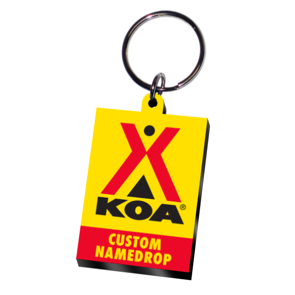 KOA BRANDED ACRYLIC KEY RING