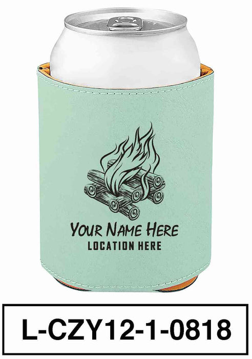 LEATHERETTE CAN COZY - "BONFIRE"