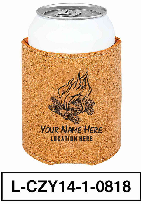 LEATHERETTE CAN COZY - "BONFIRE"