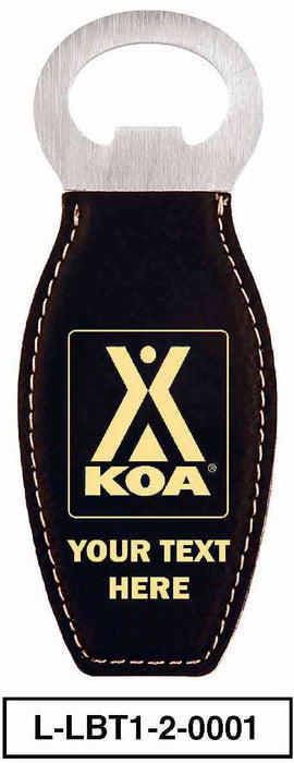 KOA LEATHERETTE MAGNETIC BOTTLE OPENER - L-LBT1 2-0018 -