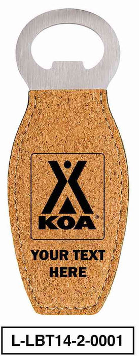 KOA LEATHERETTE MAGNETIC BOTTLE OPENER - L-LBT1 2-0018 -