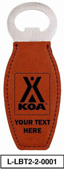 KOA LEATHERETTE MAGNETIC BOTTLE OPENER - L-LBT1 2-0018 -