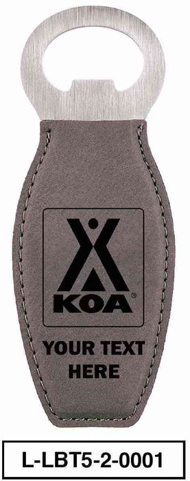 KOA LEATHERETTE MAGNETIC BOTTLE OPENER - L-LBT1 2-0018 -