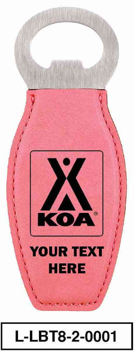 KOA LEATHERETTE MAGNETIC BOTTLE OPENER - L-LBT1 2-0018 -
