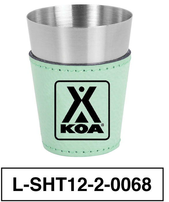 KOA Leatherette Shot Glass - L-SHT12-2-0068