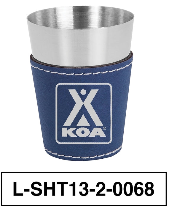 KOA Leatherette Shot Glass - L-SHT12-2-0068
