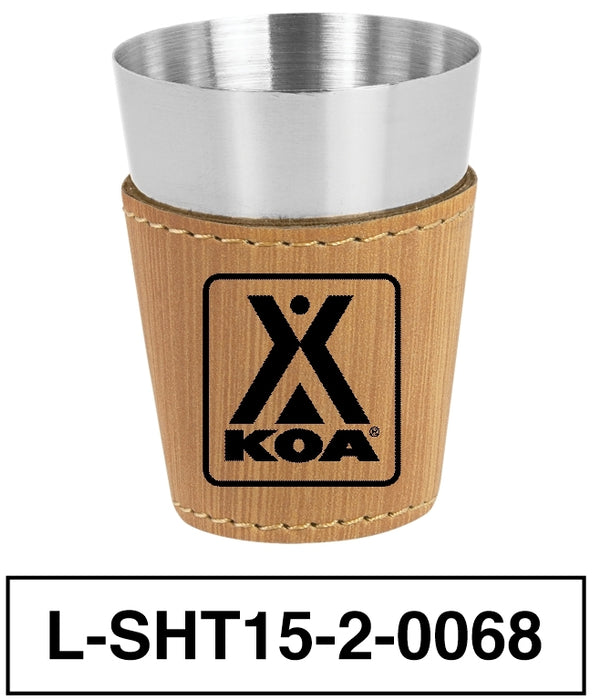 KOA Leatherette Shot Glass - L-SHT12-2-0068