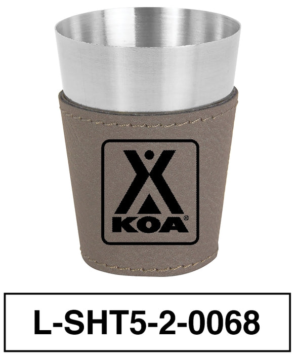 KOA Leatherette Shot Glass - L-SHT12-2-0068