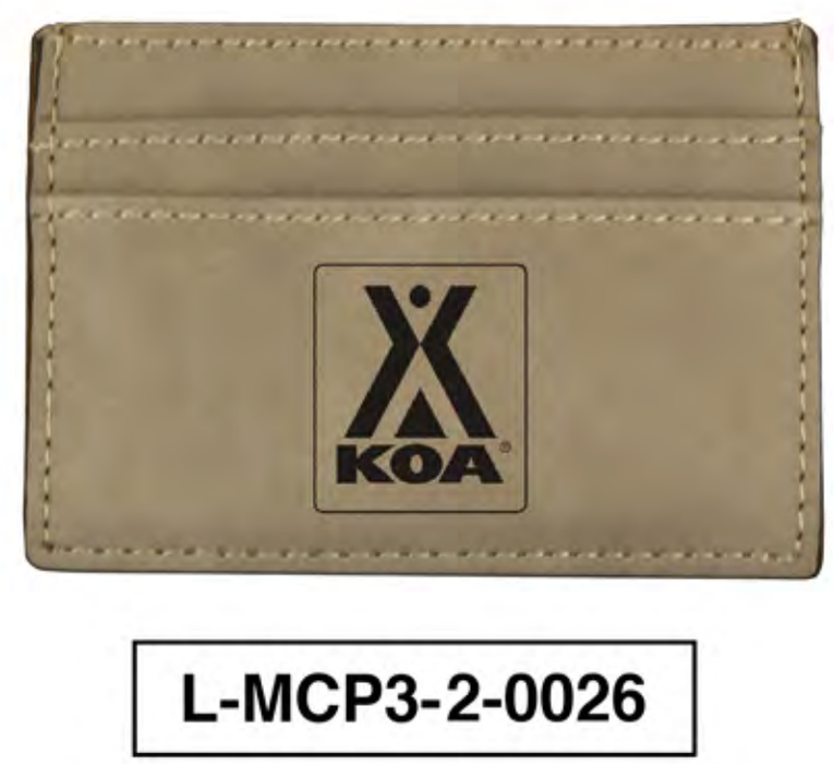 KOA LEATHERETTE MONEY CLIP - L-MCP1-2-0026
