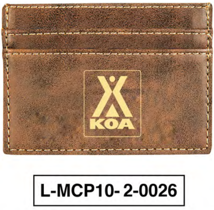 KOA LEATHERETTE MONEY CLIP - L-MCP1-2-0026