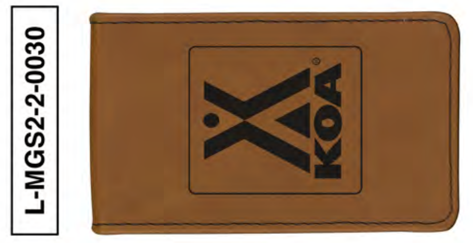 KOA LEATHERETTE MANICURE GIFT SET - L-MGS1-2-0030