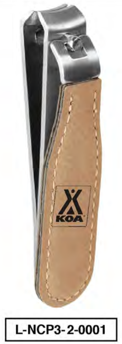 KOA LEATHERETTE NAIL CLIPPER - L-NCP1-2-0001