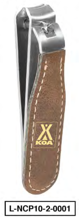KOA LEATHERETTE NAIL CLIPPER - L-NCP1-2-0001