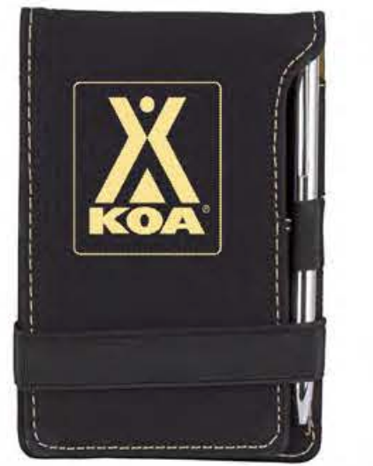 KOA LEATHERETTE NOTEPAD WITH PEN - L-SPN2-2-0027