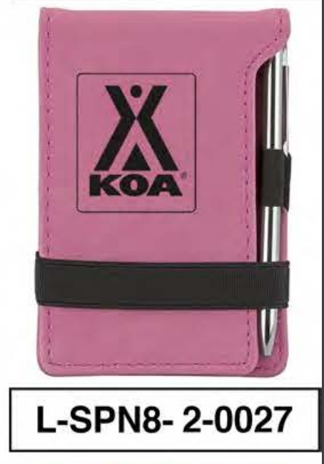 KOA LEATHERETTE NOTEPAD WITH PEN - L-SPN2-2-0027