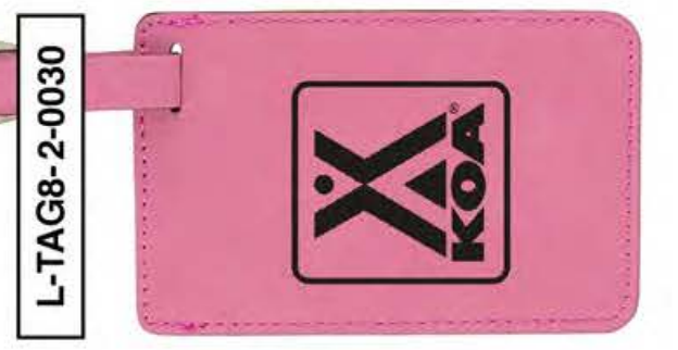 KOA LEATHERETTE LUGGAGE TAG - L-TAG-2-0030