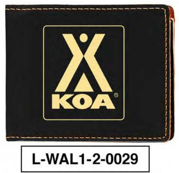 KOA LEATHERETTE BIFOLD WALLET - L-WAL1-2-0029