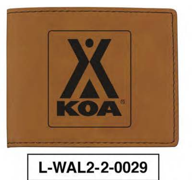 KOA LEATHERETTE BIFOLD WALLET - L-WAL1-2-0029