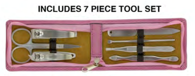 KOA LEATHERETTE MANICURE GIFT SET - L-MGS1-2-0030