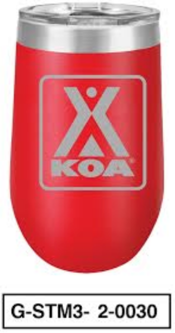 POLAR CAMEL 16oz VACUUM INSULATED STEMLESS TUMBLER WITH CLEAR LID - G-STM1-2-0030
