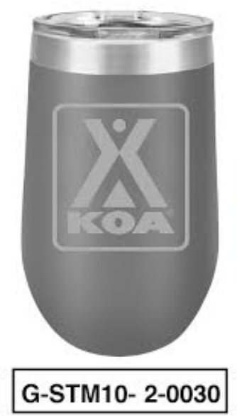 POLAR CAMEL 16oz VACUUM INSULATED STEMLESS TUMBLER WITH CLEAR LID - G-STM1-2-0030