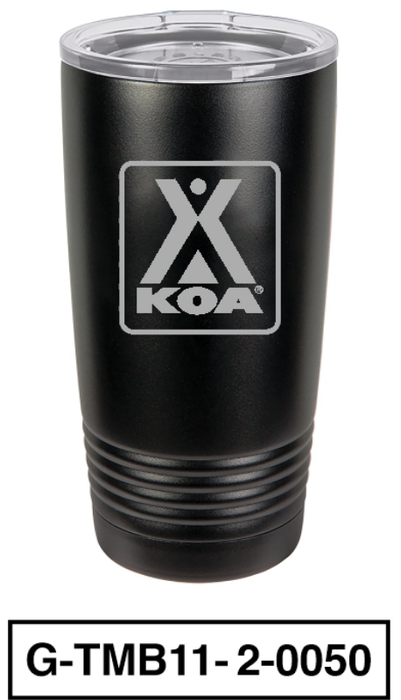 KOA POLAR CAMEL 20oz VACUUM INSULATED TUMBLER WITH CLEAR LID - G-TMB11-2-0050