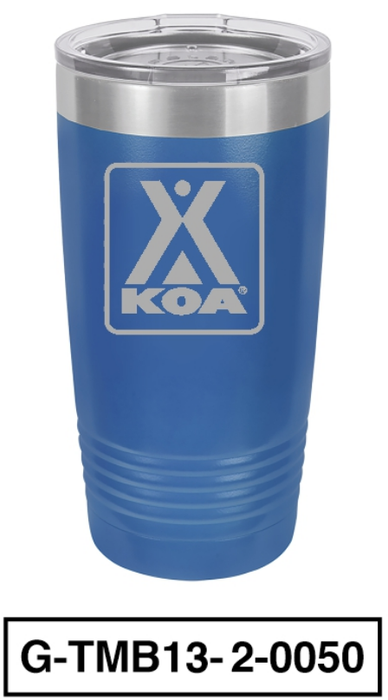 KOA POLAR CAMEL 20oz VACUUM INSULATED TUMBLER WITH CLEAR LID - G-TMB11-2-0050