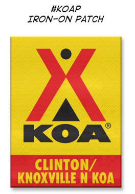 CUSTOM KOA IRON ON PATCH (48 UNITS PER CASE) - KOAP