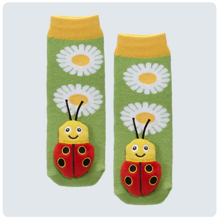 MESSY MOOSE BABY LADYBUG SOCKS- 27058