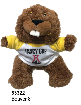 Official KOA Logo Plush Toys With Namedrop