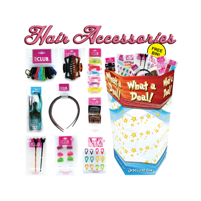 96 Pc Hair Accessories Display