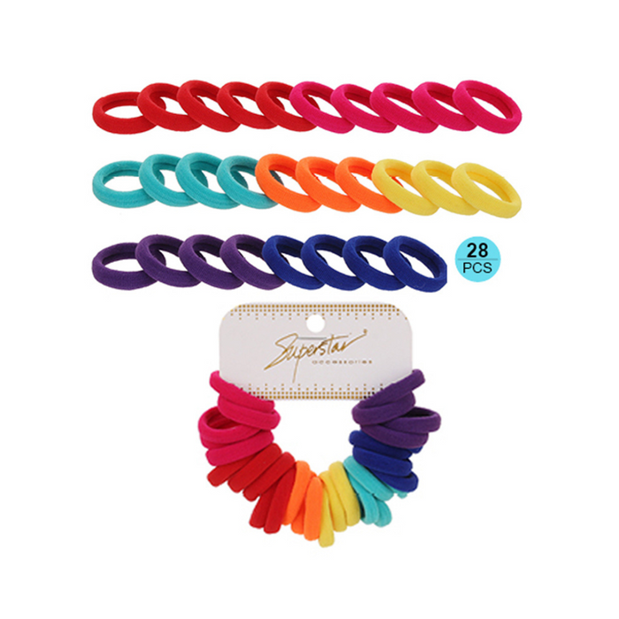 Hair Band Elastic 28 pack