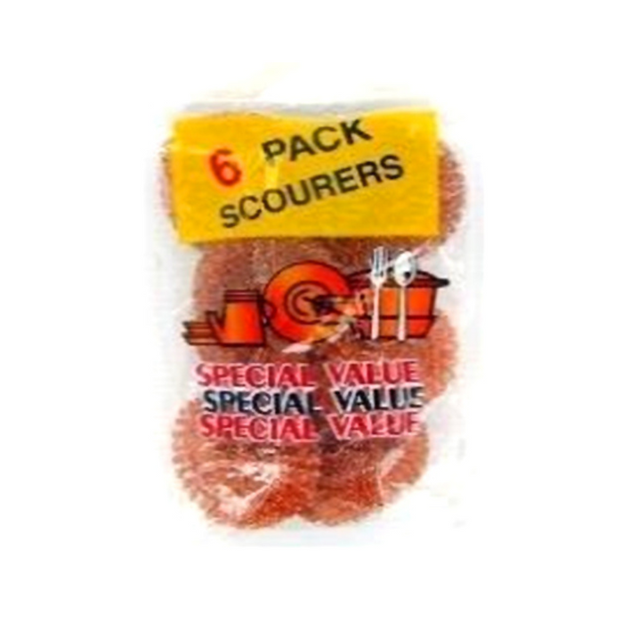 6pc Scouring Pads