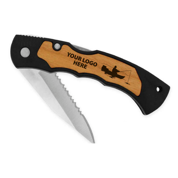 Custom Logo Lockback Knife
