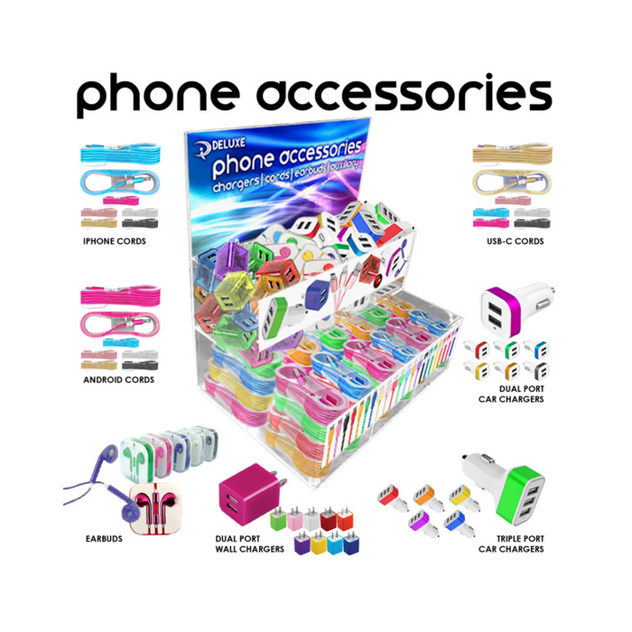 144pc Cell Accessories Center Display