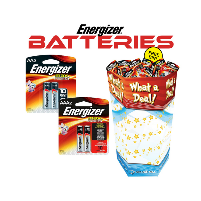 Energizer AA and AAA batteries 288pc