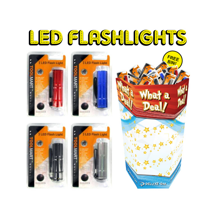 96pc LED Flashlight Display