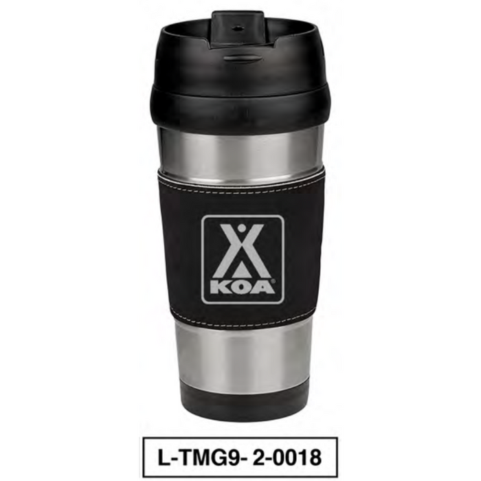 KOA LEATHERETTE 16oz TRAVEL MUG - L-TMG9-2-0018