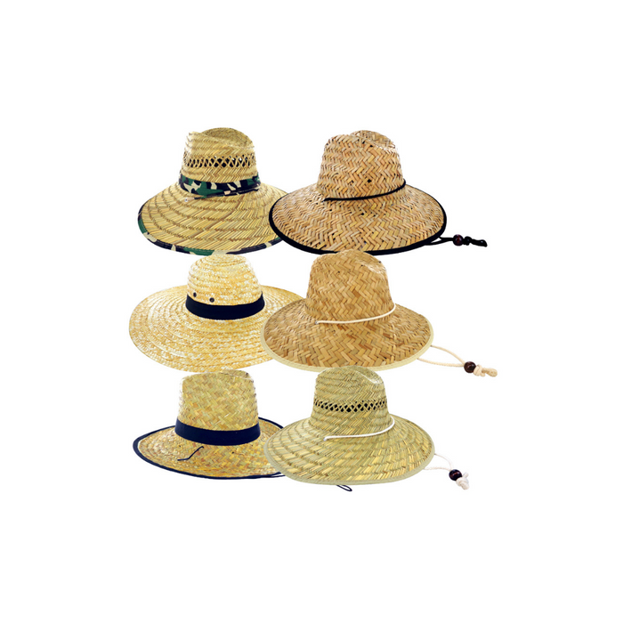 Straw Hat Assortment | 48pc Min.